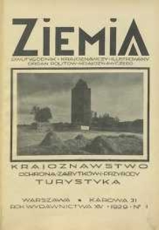 Ziemia, 1929, R. 14, nr 1