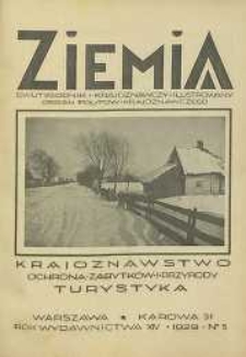 Ziemia, 1929, R. 14, nr 5