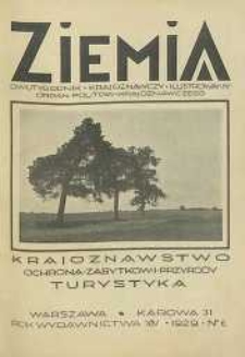Ziemia, 1929, R. 14, nr 6