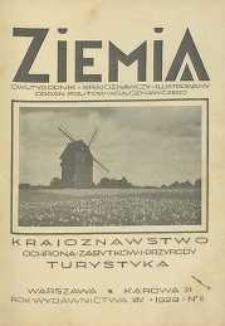 Ziemia, 1929, R. 14, nr 8