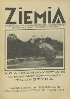Ziemia, 1929, R. 14, nr 11