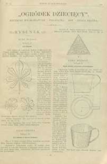 Ogródek dziecięcy : Artykuły Wychowawcze – Pogadanki – Gry – Praca Ręczna, 1901, R. 20, nr 21