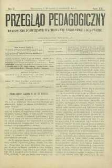 Przegląd Pedagogiczny, 1901, R. 20, nr 7