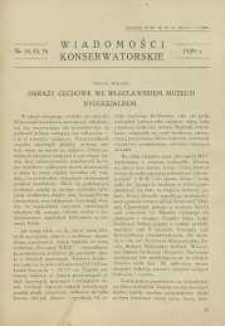 Wiadomości Konserwatorskie, 1929, nr 14/15/16