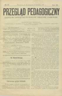 Przegląd Pedagogiczny, 1901, R. 20, nr 23