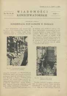 Wiadomości Konserwatorskie, 1929, nr 18/19/20