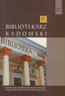 Bibliotekarz Radomski, 2011, R. 19, nr 3