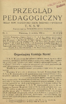 Przegląd Pedagogiczny, 1936, R. 55, nr 6