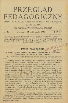 Przegląd Pedagogiczny, 1936, R. 55, nr 15
