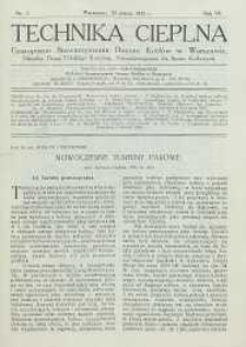 Technika cieplna, 1934, R. 12, nr 3