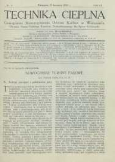 Technika cieplna, 1934, R. 12, nr 4