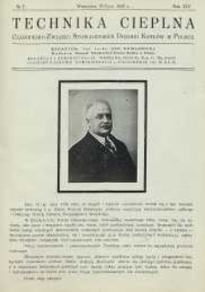Technika cieplna, 1936, R. 14, nr 7