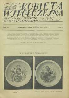 Kobieta współczesna : Ilustrowany tygodnik społeczno-literacki, 1928, R. 2, nr 29