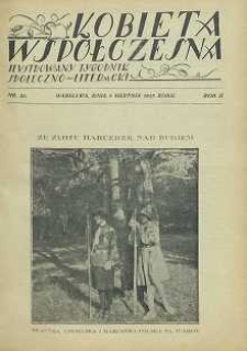 Kobieta współczesna : Ilustrowany tygodnik społeczno-literacki, 1928, R. 2, nr 32