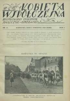 Kobieta współczesna : Ilustrowany tygodnik społeczno-literacki, 1928, R. 2, nr 37