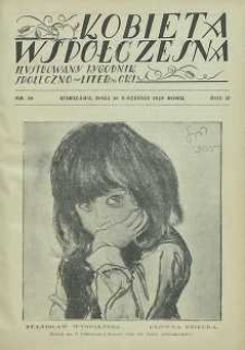 Kobieta współczesna : Ilustrowany tygodnik społeczno-literacki, 1928, R. 2, nr 38