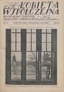 Kobieta współczesna : Ilustrowany tygodnik społeczno-literacki, 1928, R. 2, nr 41