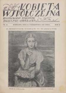 Kobieta współczesna : Ilustrowany tygodnik społeczno-literacki, 1928, R. 2, nr 43