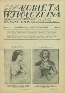 Kobieta współczesna : Ilustrowany tygodnik społeczno-literacki, 1928, R. 2, nr 45