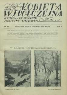 Kobieta współczesna : Ilustrowany tygodnik społeczno-literacki, 1928, R. 2, nr 48