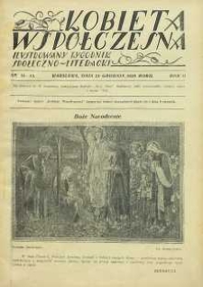 Kobieta współczesna : Ilustrowany tygodnik społeczno-literacki, 1928, R. 2, nr 52/53