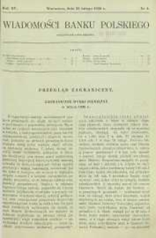 Wiadomości Banku Polskiego, 1938, R. 15, nr 4