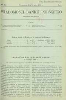 Wiadomości Banku Polskiego, 1938, R. 15, nr 9