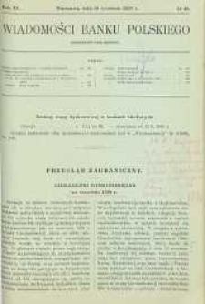 Wiadomości Banku Polskiego, 1938, R. 15, nr 18
