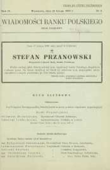 Wiadomości Banku Polskiego : Dział Urzędowy, 1938, R. 4, nr 2
