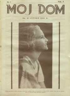 Mój Dom, 1931, R. 5, nr 7