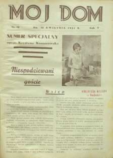 Mój Dom, 1931, R. 5, nr 15