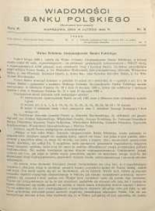 Wiadomości Banku Polskiego, 1933, R. 10, nr 3