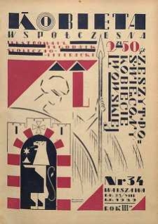 Kobieta współczesna : Ilustrowany tygodnik społeczno-literacki, 1929, R. 3, nr 34