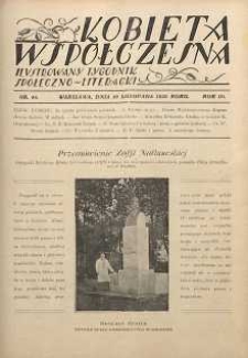 Kobieta współczesna : Ilustrowany tygodnik społeczno-literacki, 1929, R. 3, nr 45