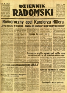 Dziennik Radomski, 1942, R. 3, nr 1