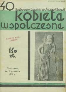 Kobieta współczesna : Ilustrowany tygodnik społeczno-literacki, 1931, R. 5, nr 40