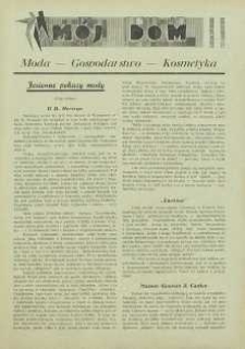 Mój Dom, 1931, R. 5, nr 33