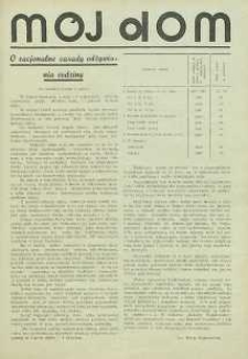 Mój Dom, 1931, R. 5, nr 39