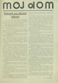 Mój Dom, 1931, R. 5, nr 40