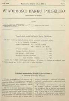 Wiadomości Banku Polskiego, 1935, R. 12, nr 3