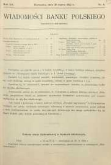 Wiadomości Banku Polskiego, 1935, R. 12, nr 6