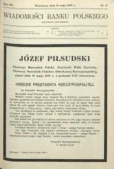 Wiadomości Banku Polskiego, 1935, R. 12, nr 9