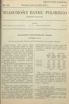 Wiadomości Banku Polskiego, 1935, R. 12, nr 23