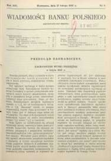 Wiadomości Banku Polskiego, 1937, R. 14, nr 4