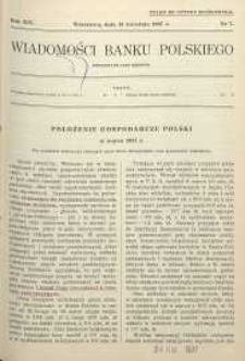 Wiadomości Banku Polskiego, 1937, R. 14, nr 7