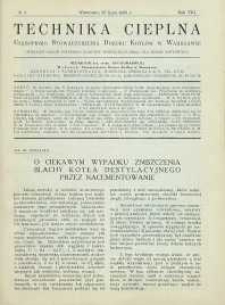 Technika cieplna, 1930, R. 8, nr 7