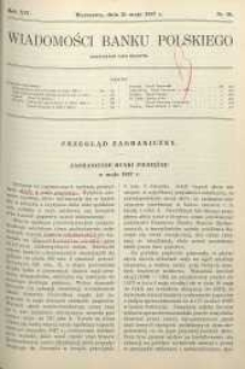 Wiadomości Banku Polskiego, 1937, R. 14, nr 10