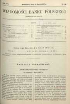 Wiadomości Banku Polskiego, 1937, R. 14, nr 14