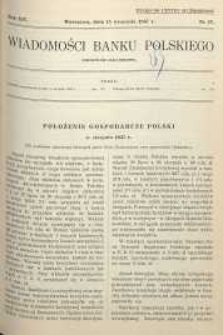 Wiadomości Banku Polskiego, 1937, R. 14, nr 17