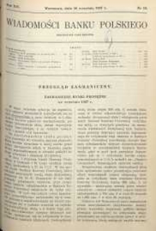 Wiadomości Banku Polskiego, 1937, R. 14, nr 18
